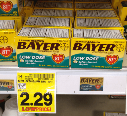 bayer aspirin kroger