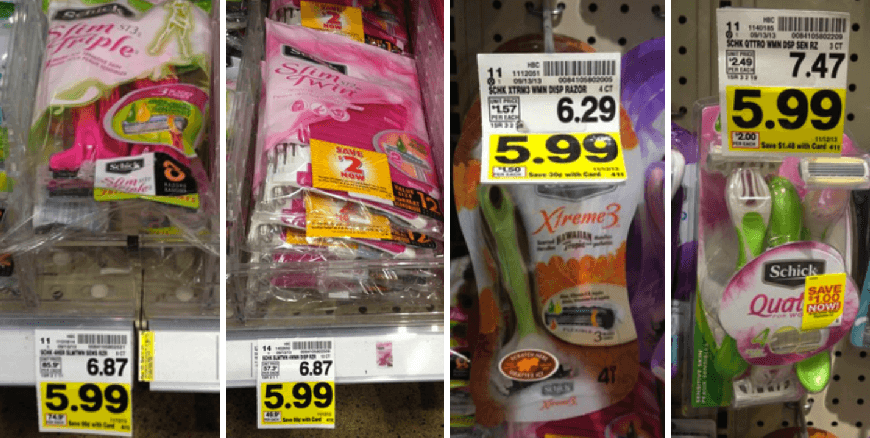schick razors kroger