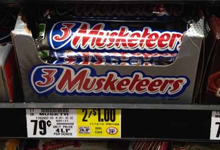 3 Musketeers Coupon