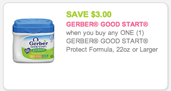 Gerber Baby Formula Coupon