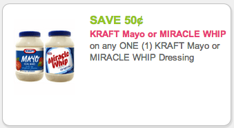 kraft miracle whip or mayo coupon