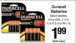 Duracell Batteries kroger