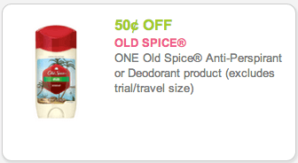 Old Spice coupon