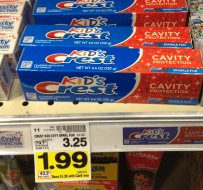 crest kids toothpaste