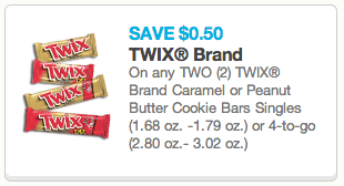 Twix Bar Coupon