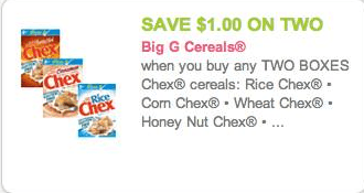 chex cereal coupon