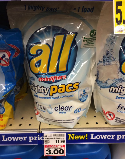 ALL Laundry Detergent closeout