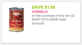 Hormel Corned Beef Hash Coupon