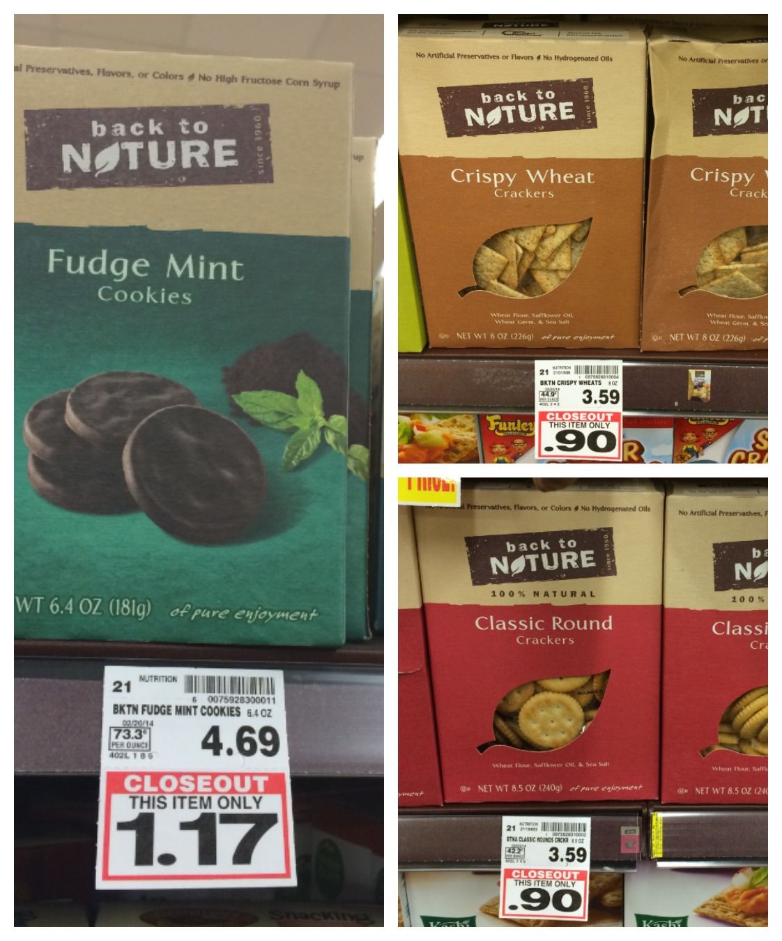 Back to Nature closeout