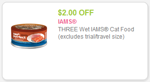 Iams Canned Cat Food Coupon