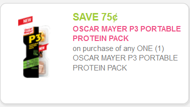 Oscar Mayer P3 Protein Packs Coupon