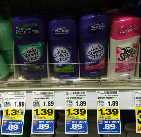 free lady speedstick kroger