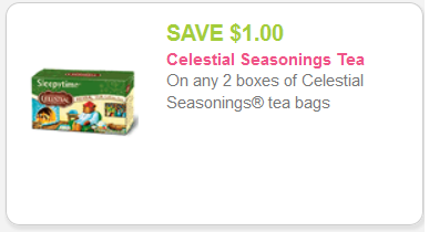 Celestial Seasonings Tea Coupon