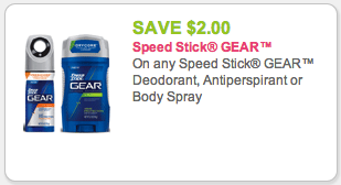 Speed Stick Gear Coupon