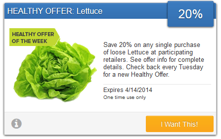 Lettuce Coupon