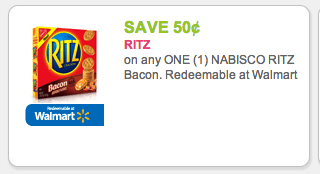 Ritz Crackers coupon