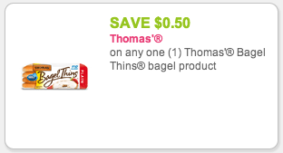 Thomas' Bagel Thins coupon