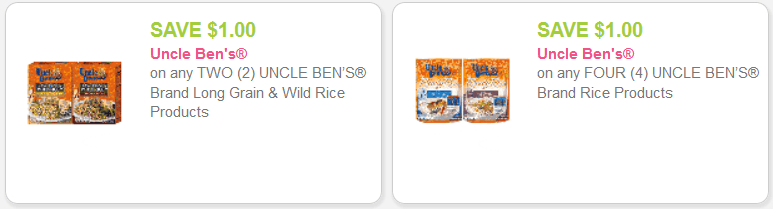 Uncle Ben's Rice Coupons