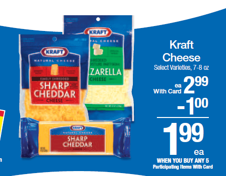 kraft cheese kroger mega