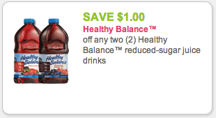  Healthy Balance Juice Coupon