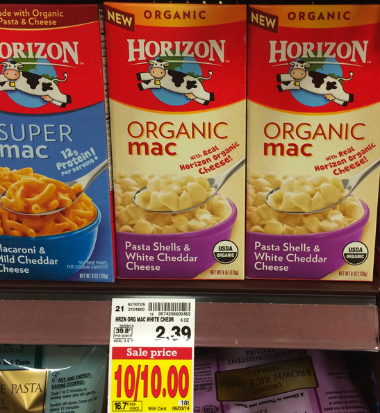 Horizon Organic Mac & Cheese Coupon