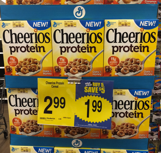 cheerios protein cereal kroger