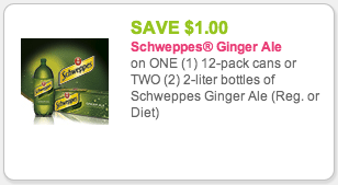 Schweppes Ginger Ale Coupon