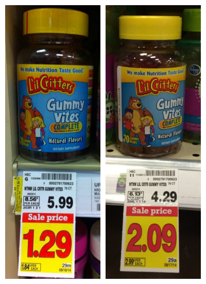 L’il Critters Gummy Vitamins Coupon = $0.29-$1.09 at Kroger! | Kroger Krazy