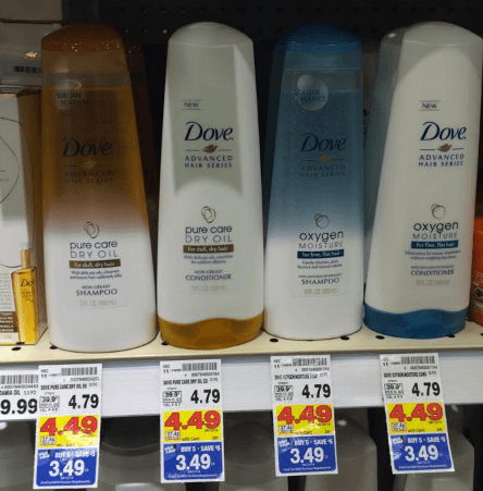 dove hair care kroger