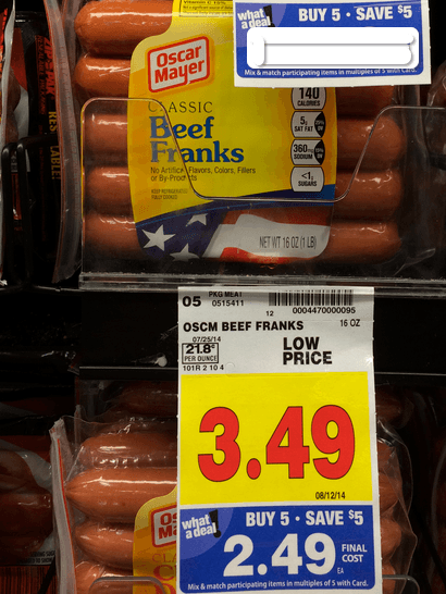 Oscar Mayer BEEF Hot Dogs Coupon