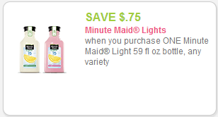 minute maid light coupon
