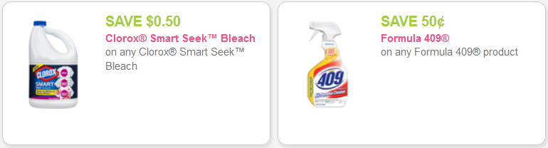 new clorox and 409 coupon