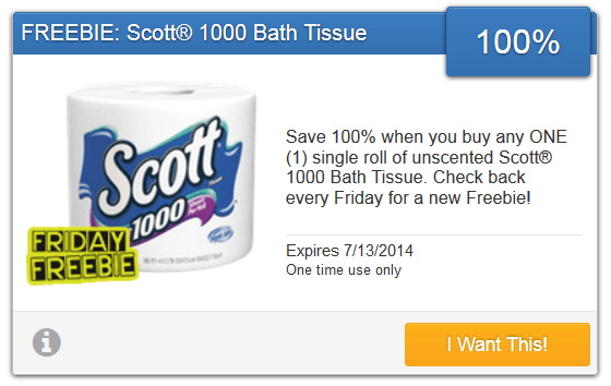 savingstar friday freebie