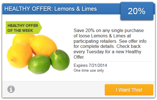 savingstar healthy offer