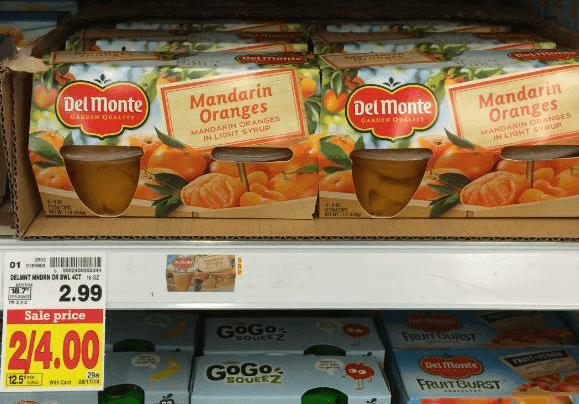 DelMonte Fruit Cups