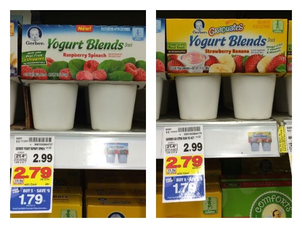 Gerber Yogurt Blends