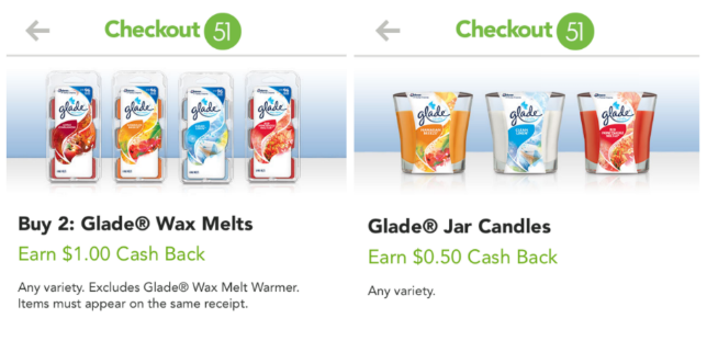 Glade Checkout 51 offers