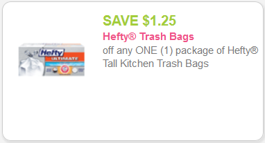 Hefty Trash Bags Coupon