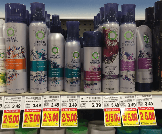 Herbal Essences styling