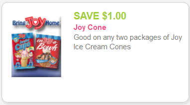 Joy cone coupon