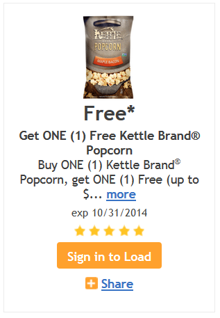 Kettle Popcorn Coupon