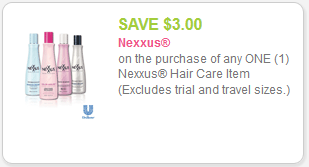 Nexxus coupon