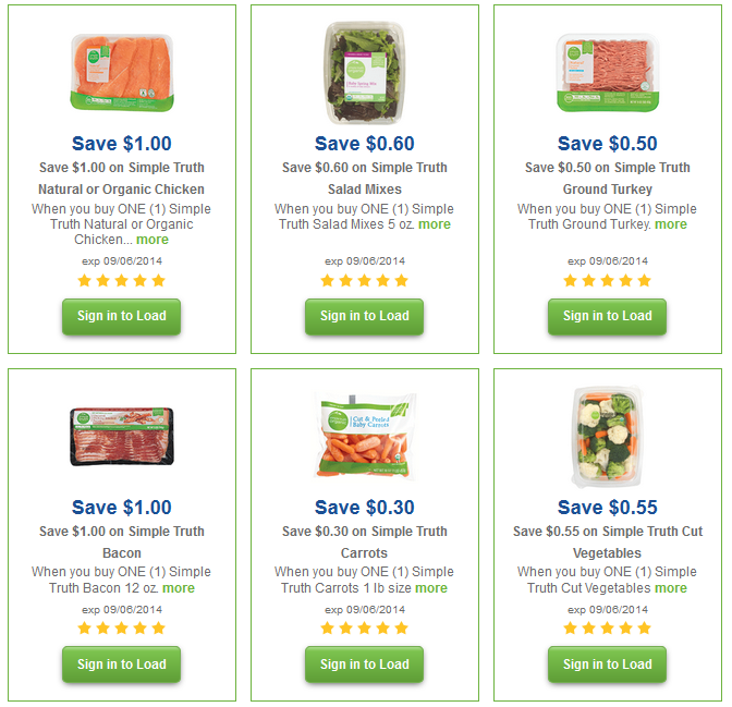 15.40 Worth of Simple Truth Organic Coupons (Kroger Brand)! Kroger Krazy