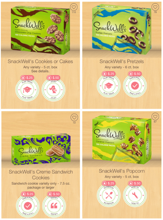 Snackwells Ibotta