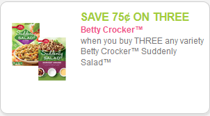 Suddenly salad coupon