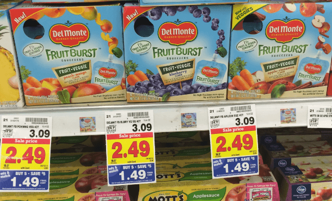 Del Monte Fruit Burst Squeezers