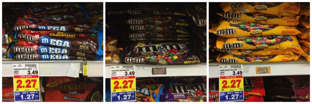 4 FREE Bags of M&M's at Kroger