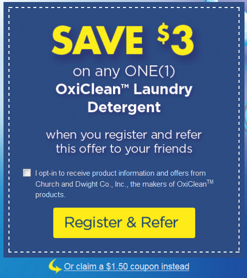 Oxi clean coupon