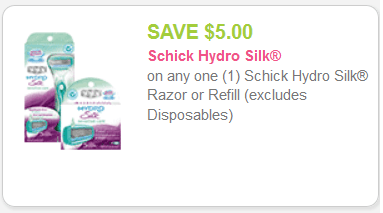 Shick Hydro Coupn