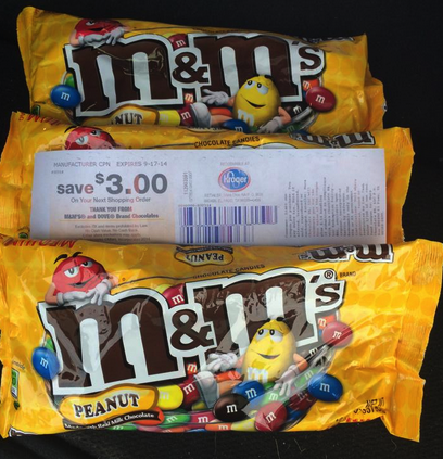4 FREE Bags of M&M's at Kroger